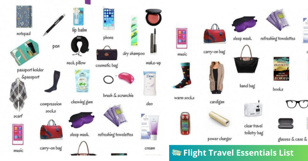 Flight Travel Essentials List